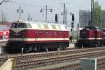 Ex-DR 118 552 stands at Dresden Hbf on 12 April 2014.