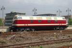 Ex-DR 118 552 stands at Dresden Hbf on 12 April 2014.