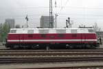 Ex-DR 118 770 stands at Dresden Hbf on 12 April 2014.