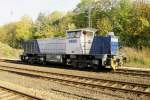 RBH 808 takes a sunbath at Recklinghausen Hbf on 31 October 2013.