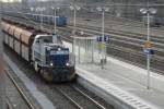 RBH 830 with coal train speeds through Gladbeck west on 7 January 2014. One of the few RBH tarins to do so, since Gladbeck West is the headquarters of RBH, that shunts many a train here.

