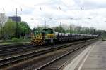 Dortmunder Eisenbahn 403 passes through Oberhausen Osterfeld Sd on 9 April 2014.