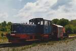 D-II of the DDM at Neuenmarkt-Wirsberg takes a Sun bath at the German Steam Locomotive Museum on 23 May 2010.