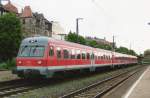 614 039 in Frth (Bayern) on 24 May 2008. All 614 have been sold now, mostly to Romanian and Polish private operators.