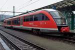 DB 642 032 stands in Decin hl.n. on 7 April 2017.