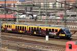 TriLexx 642 310 stands in Dresden Hbf on 8 April 2018. 