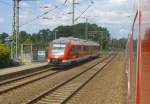 DB BR 648-355 Owschlag station (Schleswig-Holstein).
Date: 30. July 2013.