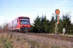 650 326 and a form signal at Bellenberg, November 23rd, 2009.