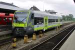 Agilis 650 706 stands in Neuenmarkt-Wirsberg on a rainy 19 May 2018.