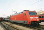 DB 101 054 at Wien Westbahnhof on 22 May 2004. 