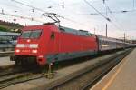 DB 101 053 with EN to Hamburg harburg readies herself at Wien West on 31 May 2009.