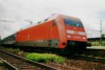 On 12 August 1999, 101 036 with an IR to Weimar called at Rheydt Hbf.