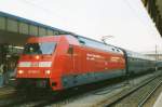 On 22 May 2005 101 093 with CNL to Hamburg stood ready at Wien Westbahnhof.