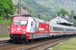 On 2 June 2012 101 109 speeds through Bacharach.