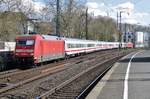 DB 101 054 speeds through Köln Süd on 30 March 2017.