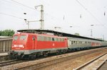 DB 110 202 calls at Köln Deutz on 4 June 2005.