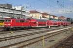 Sunny afternoon at Regensburg Hbf for 111 217 at Regensburg Hbf.