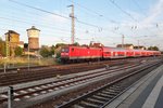 DB 112 124 leaves Angermünde on 19 September 2016.