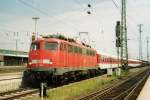 On 14 May 2007, 115 350 with DBAZ to Alessandria stood ready in Dortmund Hbf.