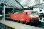 Scanned picture of 120 145 in Kln Hbf on 13 April 2000.