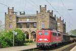 On 28 April 2011 the station building of MInden (Westfalen) was photographed, with 140 790 as an add-on.