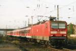 On 6 September 2005 DB 143 291 calls at Naumburg (Saale).