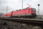 DB Regio 143 355 seen at the Bw Dresden=Altstadt on 12 April 2014.