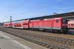 S-2 to Dresden's airport with 143 973 stands at Pirna on 7 April 2018. 