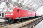 DBS 145 039 with S-Bahn in Dresden on 2 May 2011.