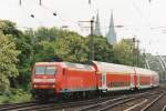 DB 145 035 calls at Köln Deutz on 13 April 2000.