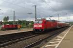 DB Regio 146 228 enters Weil-am-Rhein on 29 June 2013.