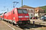 On 16 September 2011 DB 146 238 calls at Hausach.