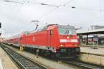 DB 146 245 calls at Nürnberg Hbf on 2 May 2011.