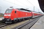 DB 146 108 stands in Osnabrück Hbf on 27 April 2016.