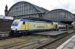 Metronom 146 542 calls at Bremen Hbf on 27 April 2016.