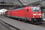 DB 146 279 stands in Köln Hbf on 4 October 2017.