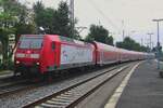 On 28 May 2014 DB Regio 146 024 is about to call at Remagen.