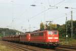 Iron Ore train (nicknamed Erzbomber) with 151 112 passes through Kln-West on 21 May 2005.

