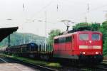 Scanned picture of 151 042 passing Kln West on 1 February 2000.