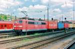 On 22 May 2010 DB 151 078 pauses at Wrzburg Hbf. 