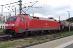 On 11 April 2014 DB 152 053 stood at Halle (Saale) Hbf.