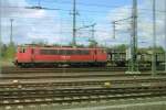 From my train, 155 260 was photographed near Magdeburg Hbf on 10 April 2014.