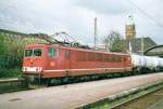 Scanned picture of 155 248 at Krefeld Hbf on 16 July 1999.