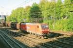 DB 185 193 at the KM-Post-32 a few hundred yards outside the station of Offenburg, on 20 September 2010. Sadly, the shadows make this spot a tricky one. 