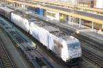 Topshot of Lokomotion 663, from the bridge that crosses the station at Kufstein, 26 May 2012.