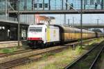 Private Car Train PCT 185 637 at regensburg Hbf on 16 May 2012.