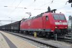 DB 185 125 has stopped at Singen (Hohentwiel) on 4 June 2014.