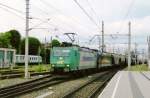 Rail4Chem/Transpetrol 185 543 leaves Wien Meidling on 25 May 2008.