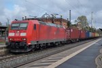 DB 185 179 passes through Uelzen on 28 April 2016.