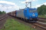 ITL 185 CL-004 passes gently through Recklinghausen Süd on 22 May 2017.